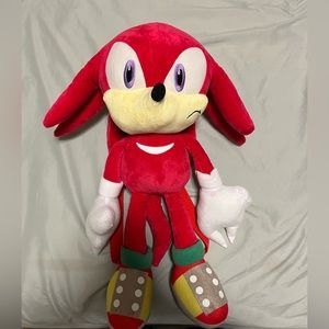 Sonic thought guy plush backpack, 22”.
